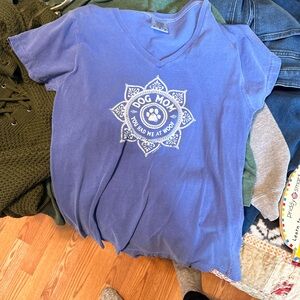 Blue T-Shirt with Graphic Print